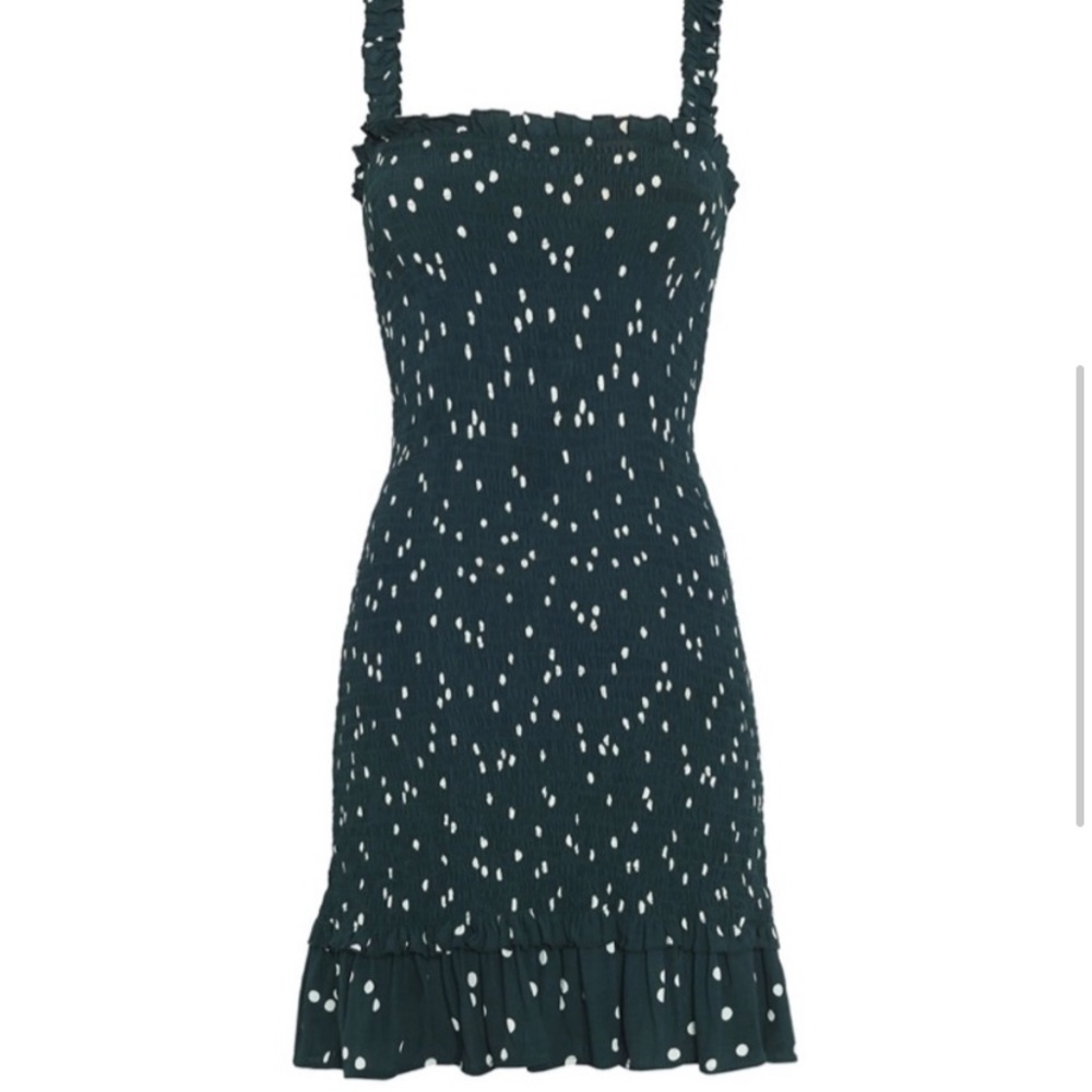 NWT faithful the brand Polka Dot Print Mini Dress